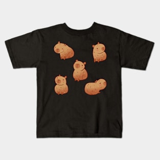 Capybara illustration pack Kids T-Shirt